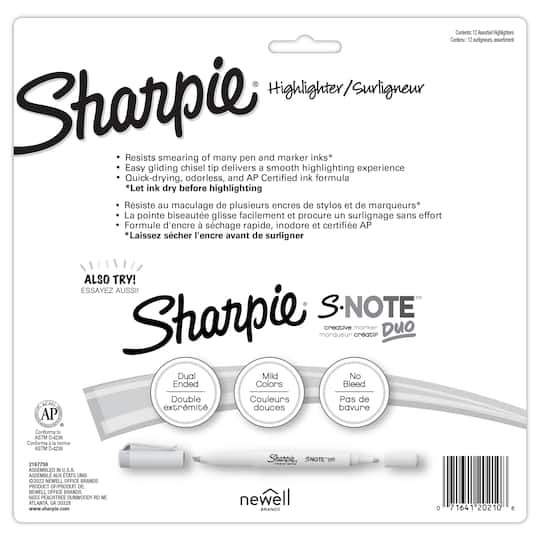 Sharpie® Tank Chisel Tip Highlighter Set